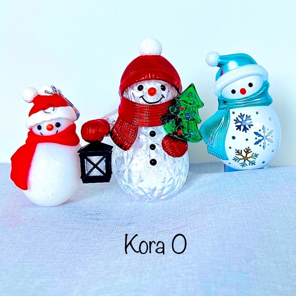 ☃️BBW Snowman Plugs & Nightlights NEW